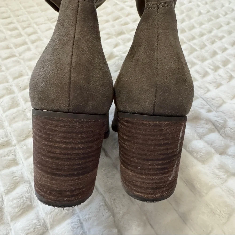 Banana Republic 8 Green Suede Over the Knee‎ Boots ~ Boho Festival Western
